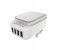 Promate Glint-4.UK High Power Home Charger with Night LED Light, White 1 in UAE