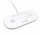 Promate AuraBase-2 Dual Fast Wireless 3 in1 Charger Pad for iPhone - White 3 in UAE