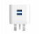 Vidvie PLB-101 2.1A 3 Pin Adapter with Micro Cable for Apple iPhone - White 4 in UAE