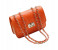 Quilted Mini Shoulder Bag for Women - Orange 1 in UAE