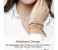 Promate VOGUE-3 Wearable Bracelet Style Stereo Earphones with Pandora Beads - Gold 5 in UAE