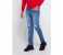 Petro OU10009 Skin Fit Bottom Zipper Fashion Jeans Stretchable 36-Blue 1 in UAE