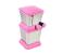 Olympia OE511 Stainless Steel Manual Onion Cutter - Pink 1 in UAE