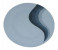 Royalford RF8063 8-inch Melamine Ware Super Rays Flat Plate - Blue 1 in UAE