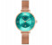 Curren 9037 Steel Analog Quartz Watch For Women Rose Gold and Green 1 in UAE