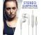 J5 In-Ear 3.5mm Stereo Earphone With Mic & Volume Control - White 2 in UAE