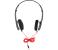 Compact Tri-Fold Design High Definition Single Pin Wired Stereo Headphones - Black 2 in UAE