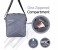 Promate Trench-S 9.7 inch Lightweight Design Tablets Shoulder Bag, Grey 4 in UAE