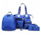 Oxford Femme Handbag & Backpack Set Of 5 PCs - Blue 1 in UAE