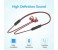 Promate Spicy-1 High Definition Wireless Secure-Fit Stereo Magnetic Earbuds, Red 4 in UAE
