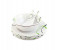 Royalford RF6973 35 Pieces Melamine Ware Dinner Set - White 4 in UAE