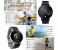 Waterproof IP68 OLED Round Colour Display Bluetooth Smart Watch with Blood Pressure Heart Rate Monitor Fitness Band Touch Screen Sports Wristband Pedometer Watch Q8 Multicolor 5 in OMAN