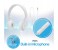 Promate Vent Over the Ear Headphone with Built-in Microphone, White 4 in UAE