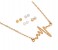 5 Pieces Wave Design Jewellery Set 31646 Gold 1 in OMAN