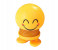 Fashion Spring Bounce Cute Smiling Open Mouth Smiley Doll Toy for Car Dashboard - Yellow 1 in OMAN