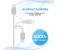 Promate Linkmate-LTF3 Nylon Braided Sync and Charger Cable with Lightning to USB Fast Charging - White 6 in UAE