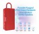 Promate Rustic-3 10W IPX6 Waterproof Wireless Speaker with Micro SD Card Slot - Red 2 in UAE