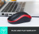 Logitech 910-002237 M185 2.4GHz Wireless Mouse - Red 5 in OMAN