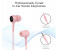 Promate Bent Dynamic In Ear Stereo Wired Earphone with Mic - Pink 2 in UAE