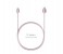Promate Linkmate-MUL 2 in 1 Heavy Duty Fabric Sync Charge Cable - Rose 2 in UAE