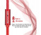 Promate VOGUE-2 Wristband Style Wired Stereo Earphone - Red 3 in UAE