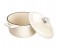 Lamart LT1060 2.5L Cast-Iron Pot with Lid, Cream 3 in UAE