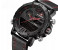 Naviforce 9134 Men Analog-Digital Leather Starp Watch - Red 2 in UAE