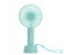  Zooni Rechargeable USB Mini Desktop Fan With Lanyard - Blue 1 in UAE