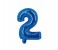 Party Time 2-B-804086 Number 2 16 Inch Foil Balloon Blue 1 in UAE