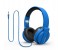 Promate Encore Lightweight Stereo Wired Heaphones with Padded Foldable Headband, Blue 1 in UAE