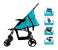 Baby Plus BP7734 Baby Stroller with Basket - Green Print 1 in UAE