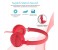 Promate Sonic Kid Friendly On Ear Stereo Wired Headset, Red 3 in UAE