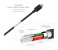 Promate LinkMate-MUL 2 in 1 Heavy Duty Fabric Sync Charge Cable - Black 5 in UAE