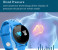 Q73 Fitness Tracker Bluetooth Smart Bracelet Heart Rate Monitor - Blue 2 in UAE