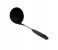 Royalford RF1204-NSPL Nylon Soup Ladle with Handle - Black & Silver 2 in UAE