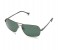 Police SPL147 627P Rectangular Gun Metal Frame & Polarized Green Lens Mirrored Sunglasses for Men 3 in UAE