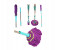 Cleano ci-2219 Microfiber Twist Rotating Floor Cleaner Mop - Purple 1 in UAE
