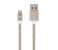 Promate LinkMate-U2M Heavy Duty Mesh Armored Micro-USB Sync & Charge Cable - Gold 1 in UAE