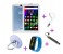 C idea CM433 7 Inch Dual Sim 1GB RAM 8GB Internal Memory Android 4G LTE Tablet With Combo of Airpod, Touch Pen, Finger Holder and LED Watch Blue 1 in UAE