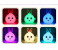 Cute Rabbit Silicone LED Night Lamp with Touch Sensor and 7 Mode Changing Colors SNL75 Assorted 4 in UAE