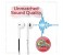 Promate Tribe Tangle Free Handcrafted Fabric Braided Earbud with Mic Earphones, Black 6 in UAE