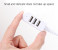 Ultra Speed 3 Port Data Transmit and Charging 1 M USB Cable SCA21 White 1 in UAE