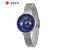 Curren 9029 Stainless Steel Analog Quartz Watch For Women Silver and Blue 1 in UAE