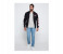 Lynk LY10044 Printed Bomber Jacket For Men XL - Black 3 in UAE