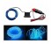 Car Flexible Cold Light Line Wire with Car Charger, Blue 3 in UAE