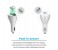 Promate Aria 2A Usb Car Charger with Magnetic Charging Station and Mini Bluetooth Headphone, White 3 in OMAN