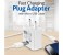  Universal Fast Charging UK Plug Adapter With Micro USB Cable FCK-10 White 1 in UAE