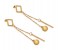 Ariel 18K Gold Plated Drop Earrings 32108 2 in UAE