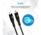 Promate UniLink-LTC USB Type-C OTG Cable with Lightning Connector - Black 5 in OMAN