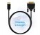Promate LinkMate-H4L High-Speed Type A HDMI to DVI Adapter Cable - Black 3 in UAE
